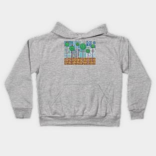 Tree collage Kids Hoodie